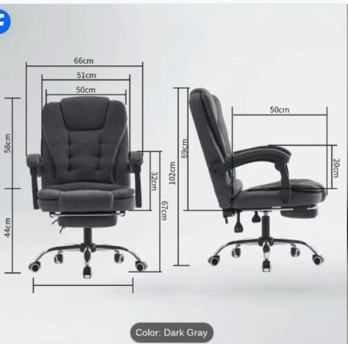 Multifunctional office chair - Image 1