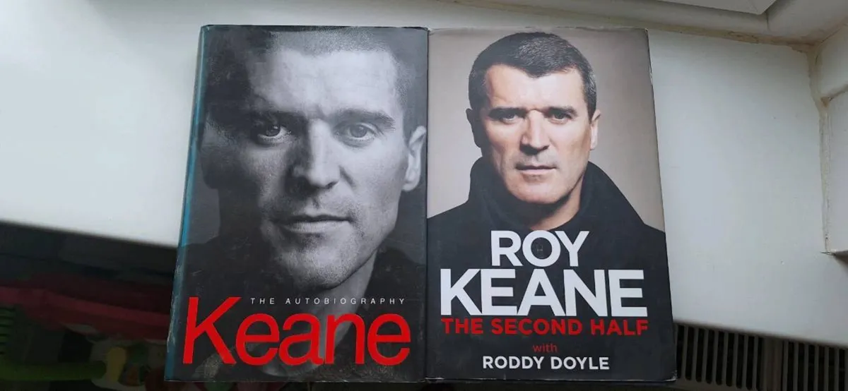 2 x roy keane books
