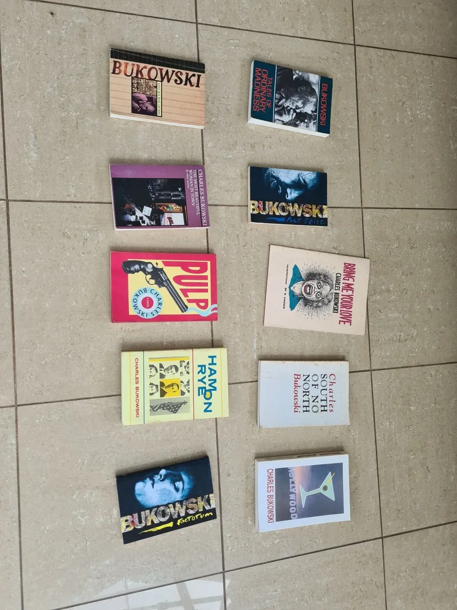 Collection of Charles Bukowski Books