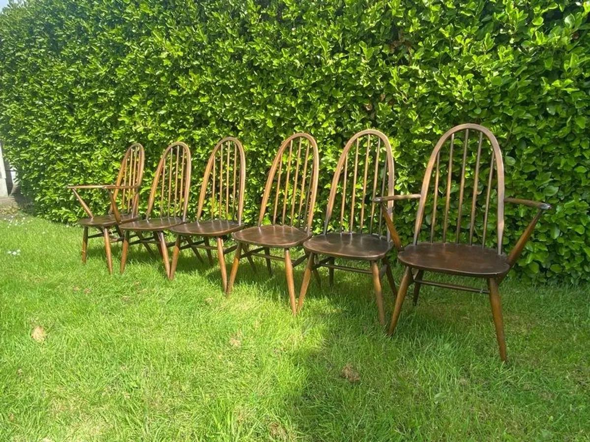 ercol Windsor dining chairs - Image 2