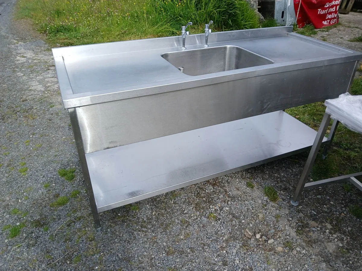 Staneless steel cabbinet sink unit complete - Image 3