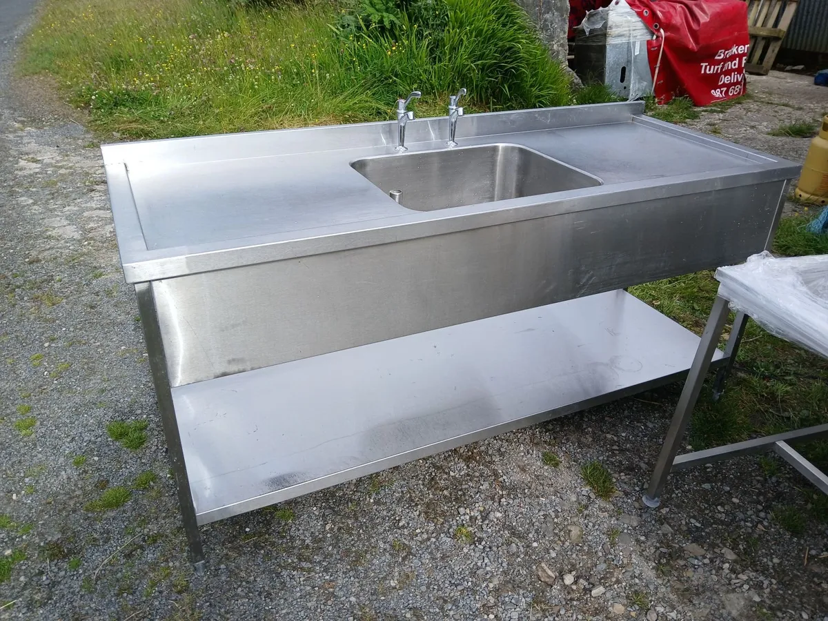 Staneless steel cabbinet sink unit complete - Image 4
