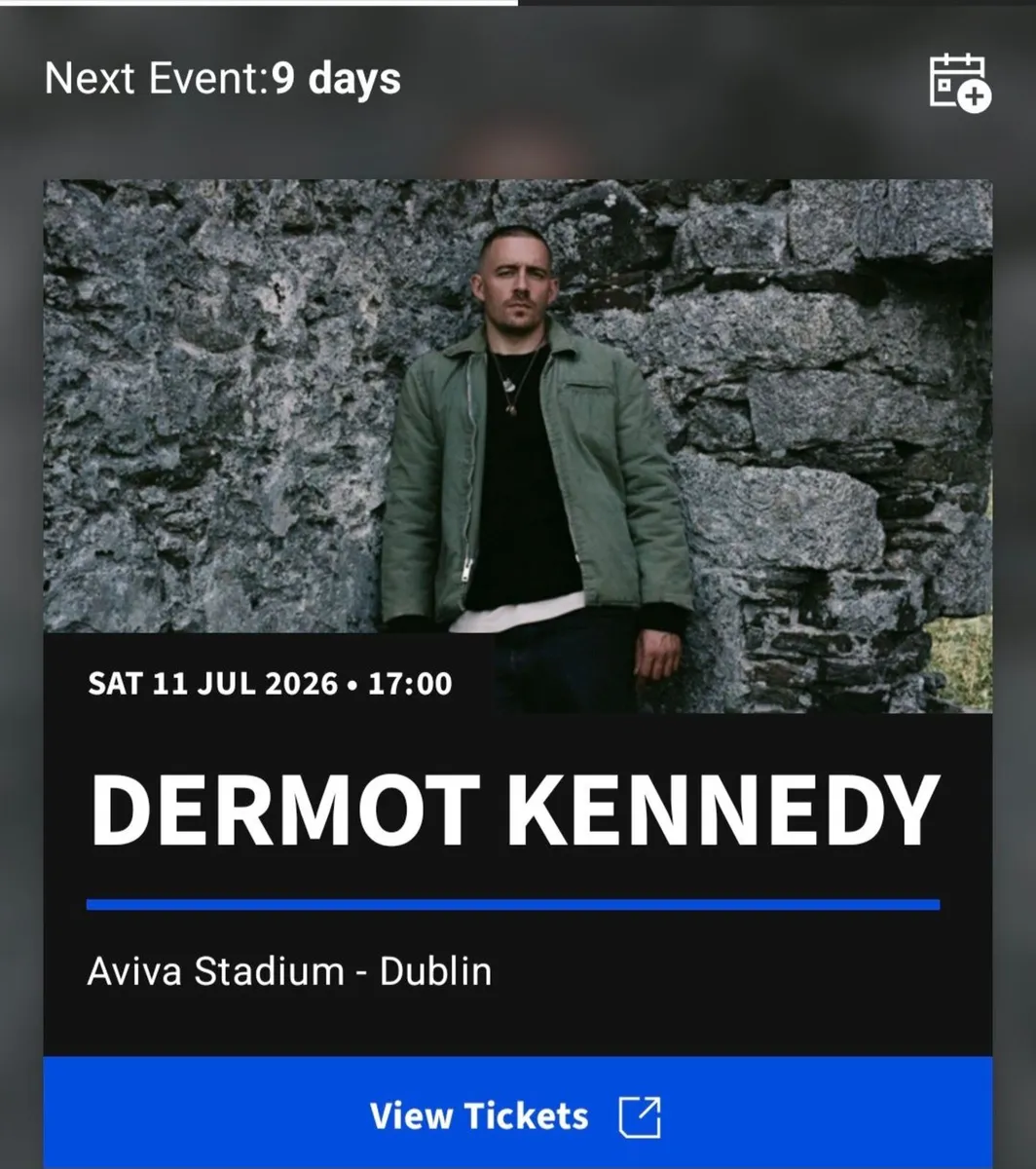 Concert tickets