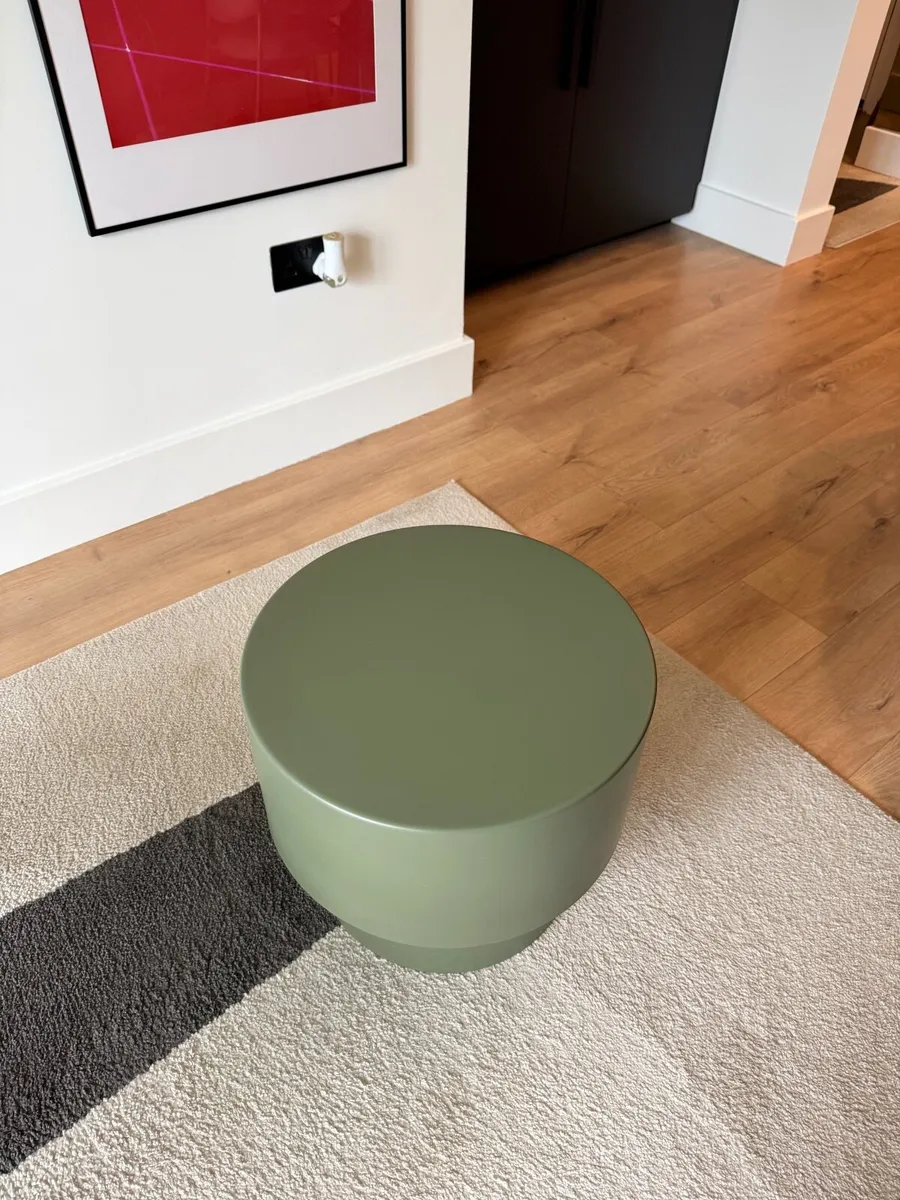 H&M Home Metal Coffee Table – Khaki Green – Excell - Image 4
