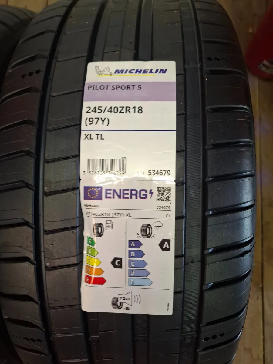 Michelin Pilot Sport 5 Tyres (2) 245/40 R18 - NEW - Image 3