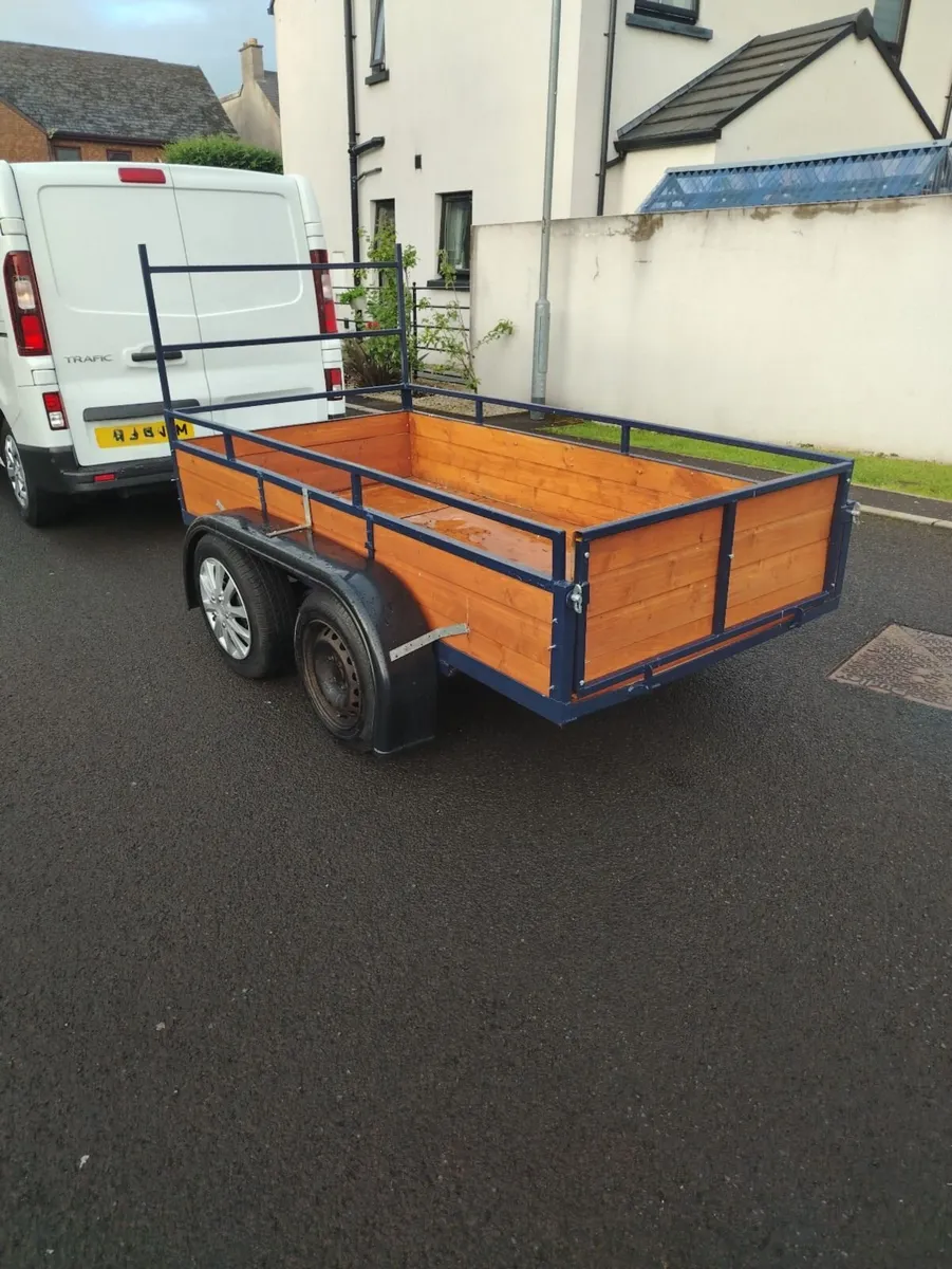 8x4 car trailer on leaf springs - Image 2