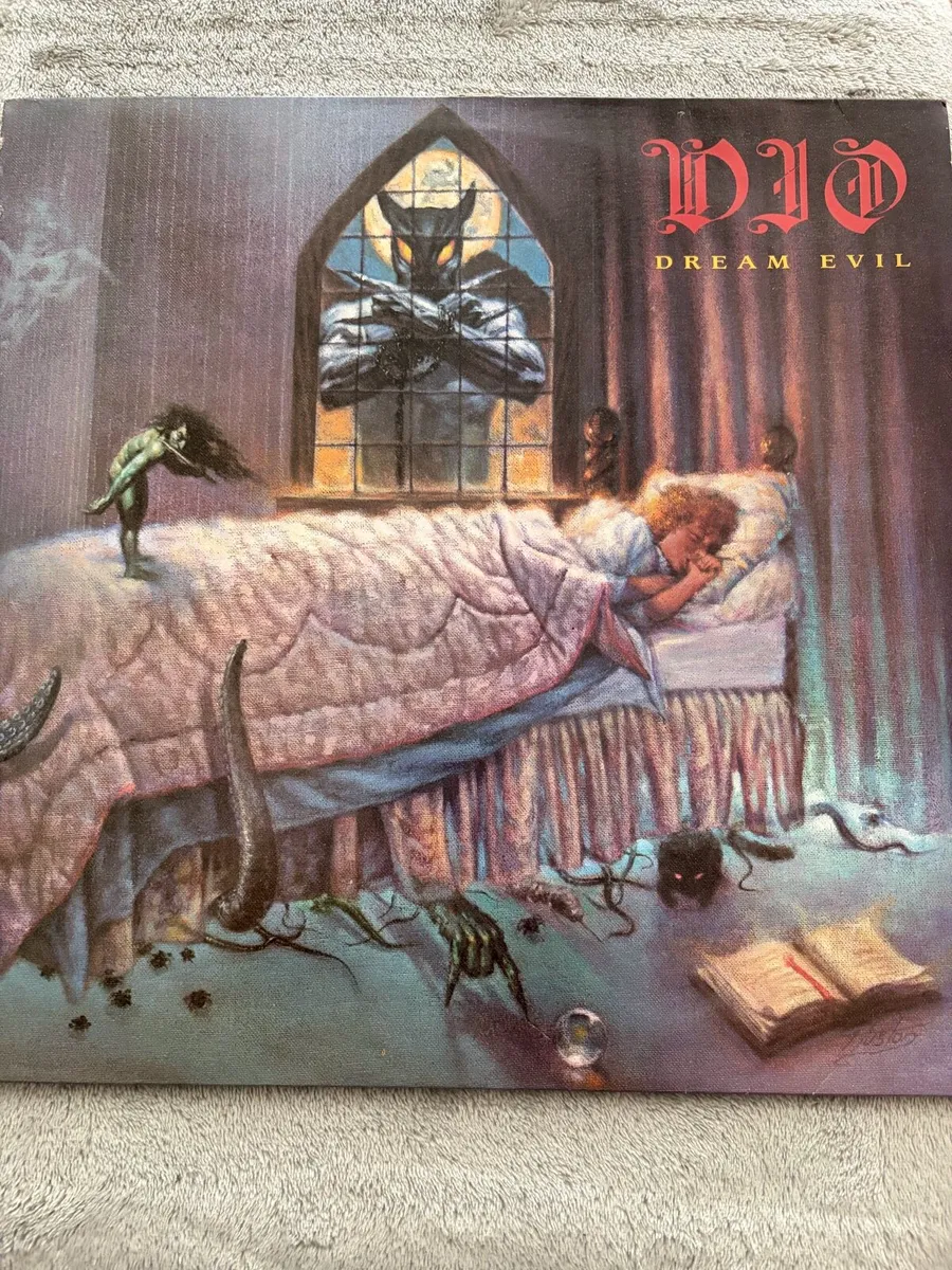 Dio – Dream Evil (1987) UK Vertigo First Pressing - Image 1