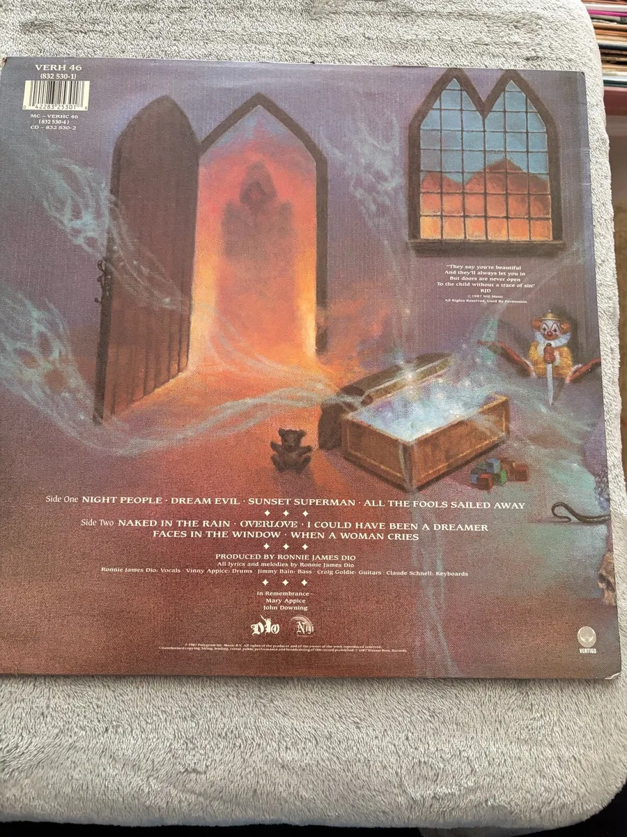 Dio – Dream Evil (1987) UK Vertigo First Pressing - Image 2