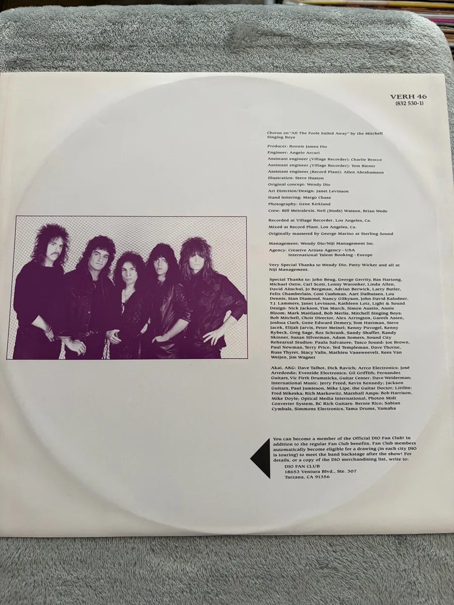 Dio – Dream Evil (1987) UK Vertigo First Pressing - Image 4
