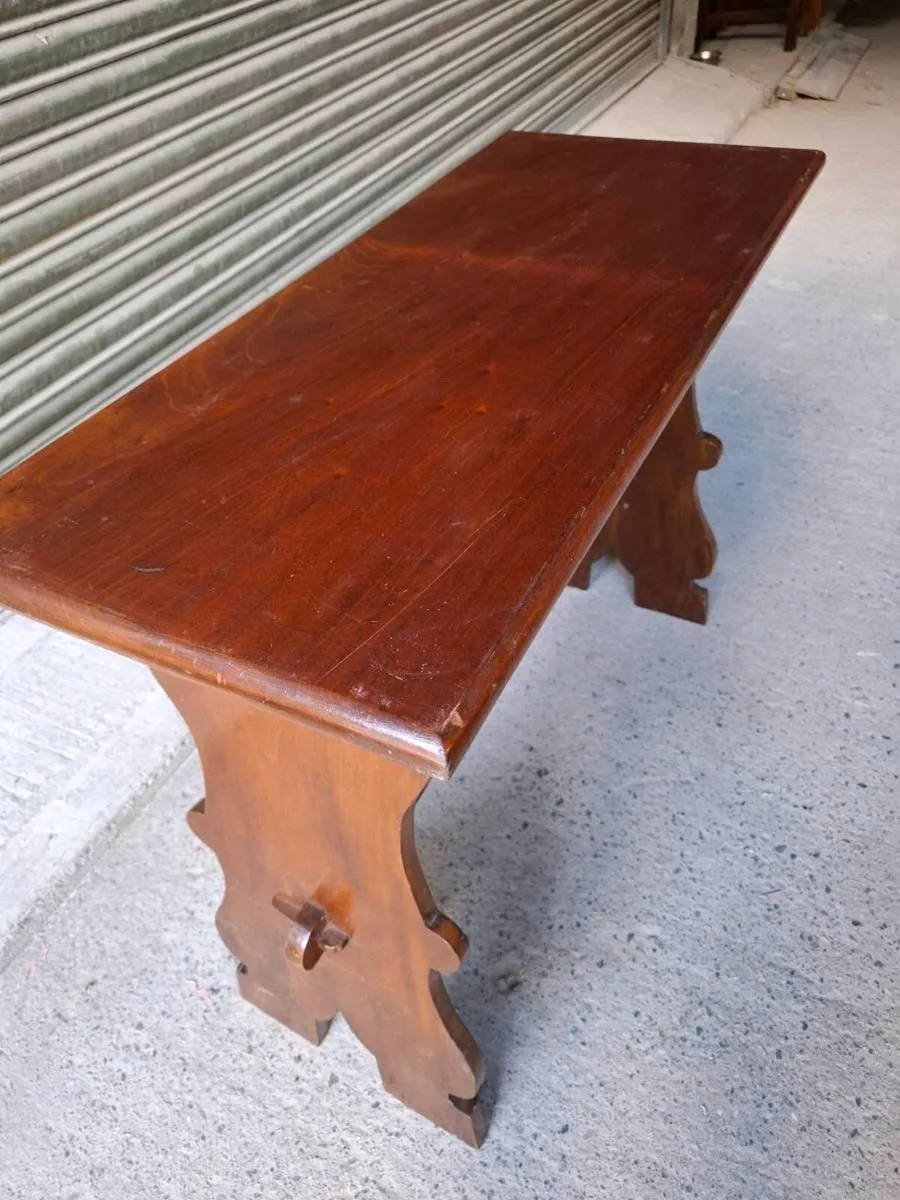 Rustic Solid Wood Console / Hall Table (DELIVERY) - Image 1