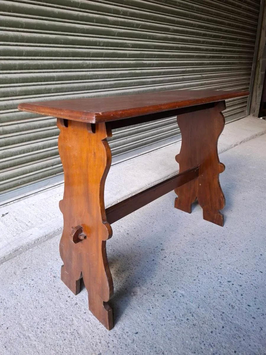Rustic Solid Wood Console / Hall Table (DELIVERY) - Image 2