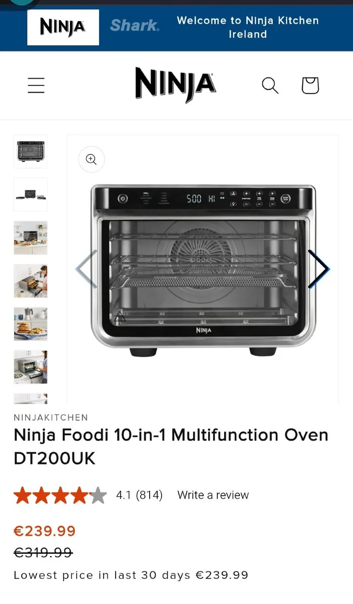 Ninja 10-in-1 Multifunction Oven Airfryer - Image 1