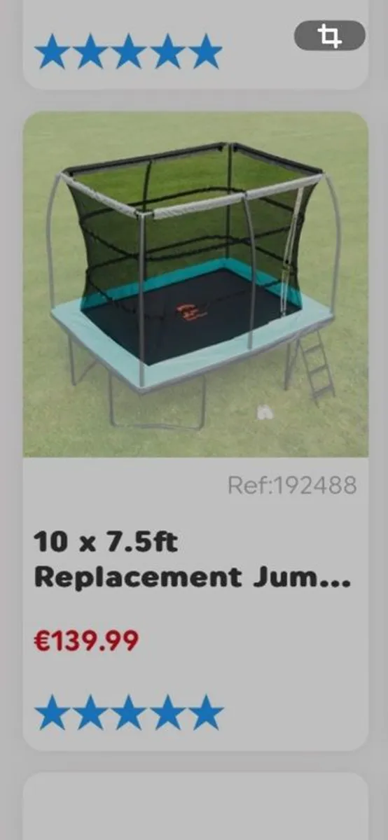 brand new replacement bounce mat and safety net 10ft x 7.5ft trampoline - Image 1