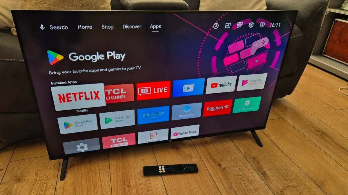TCL 43" QLED Google Smart TV - Image 1