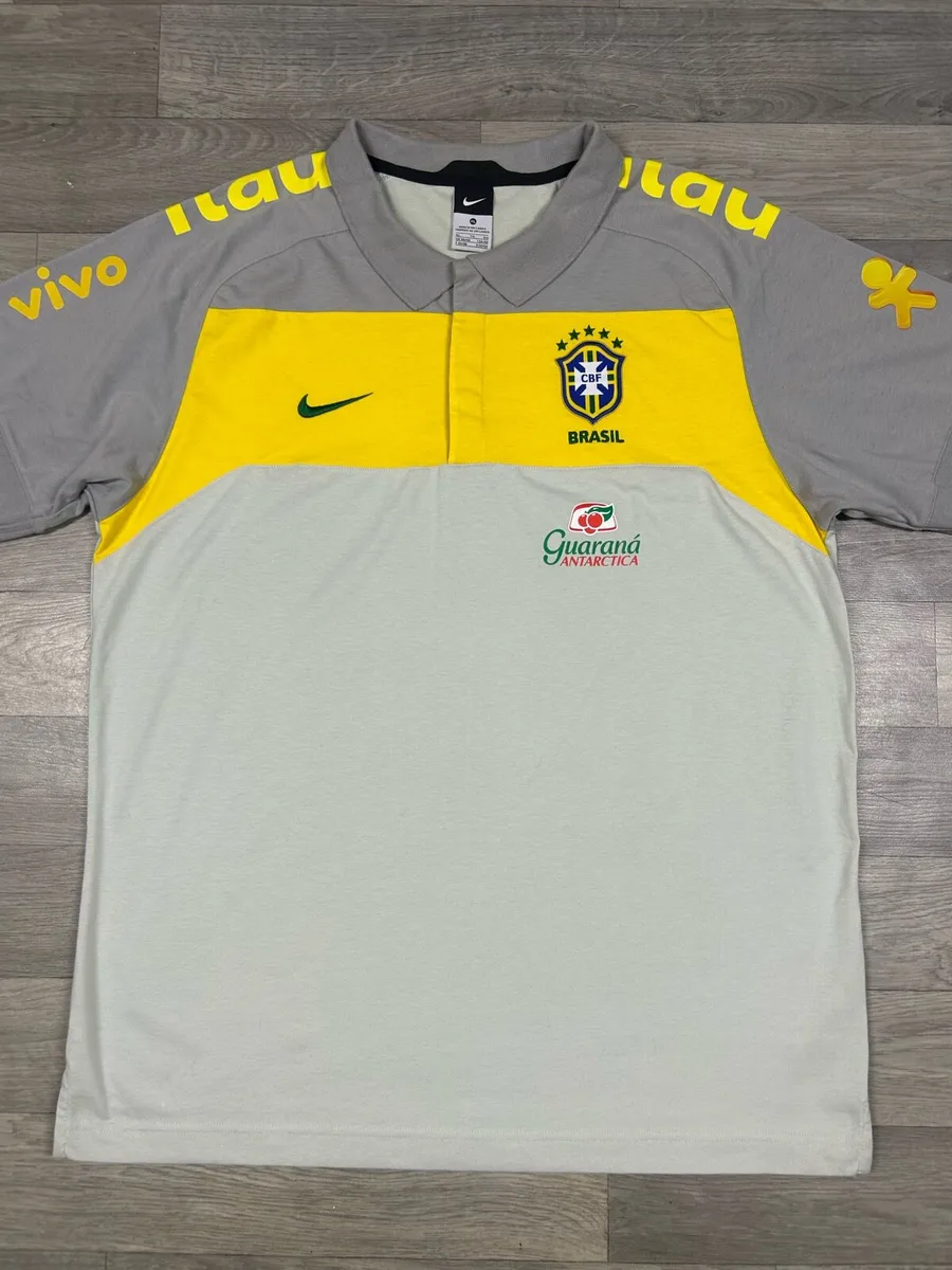 Brazil Player Issue Press Conference Polo Shirt XL - Image 2