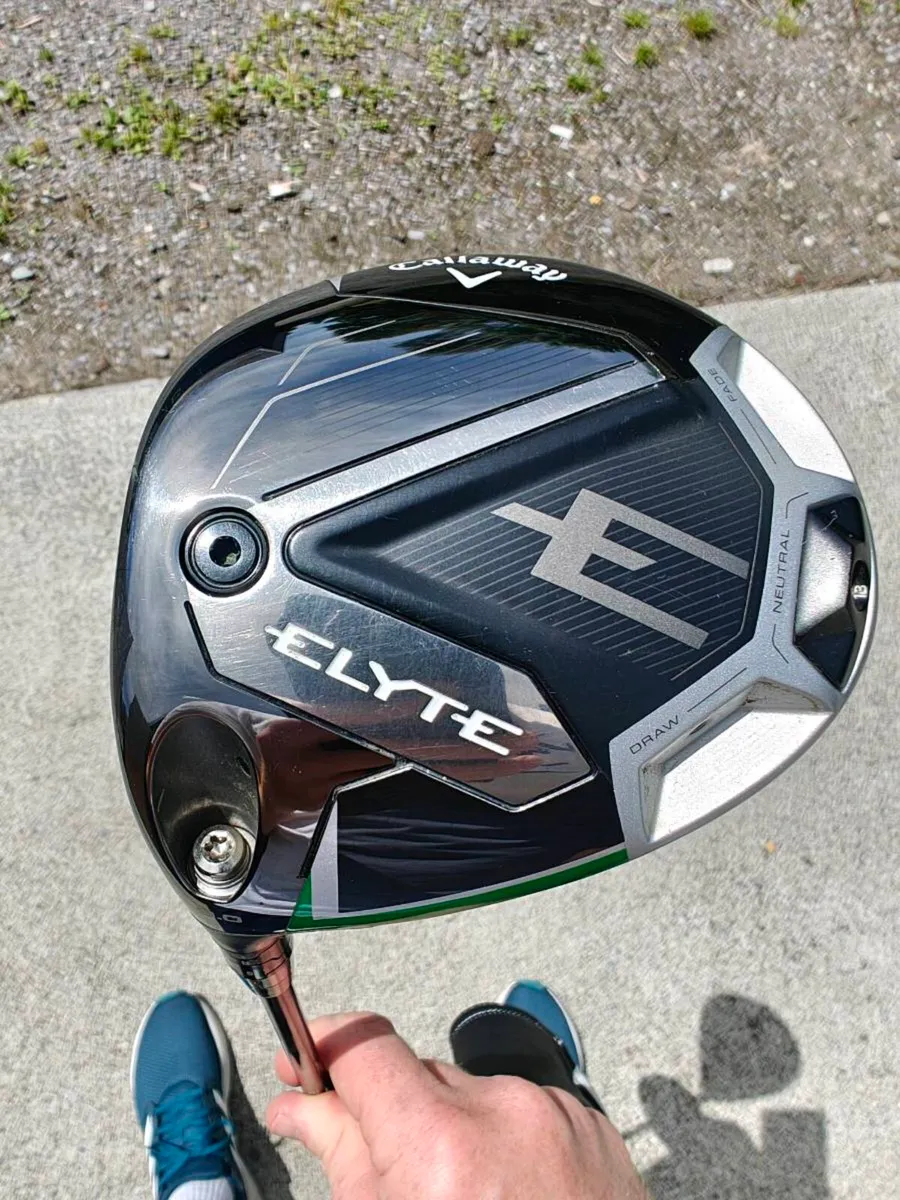 Callaway Elyte 9 degree driver. stiff left handed - Image 1