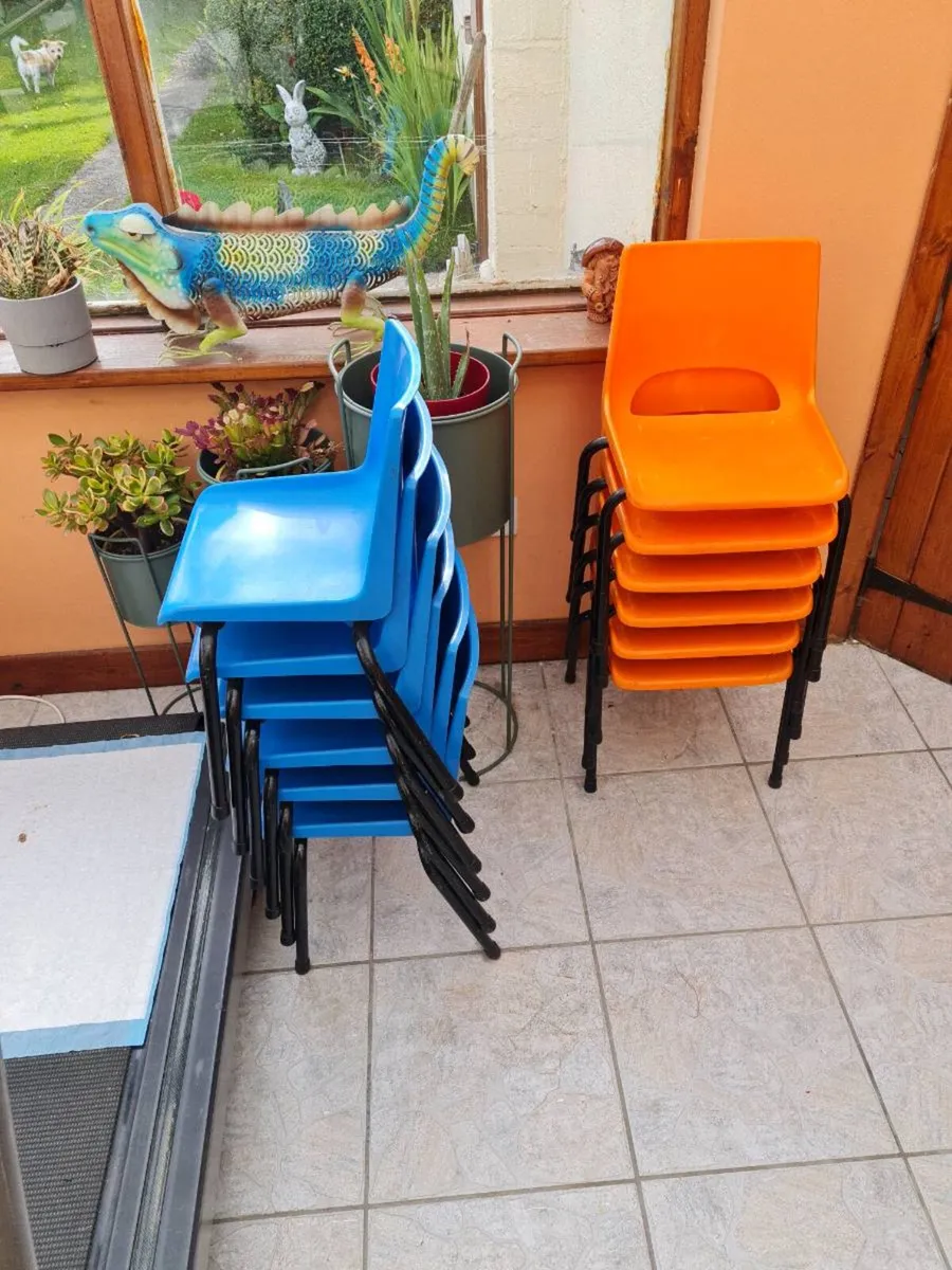 Children's plastic chairs