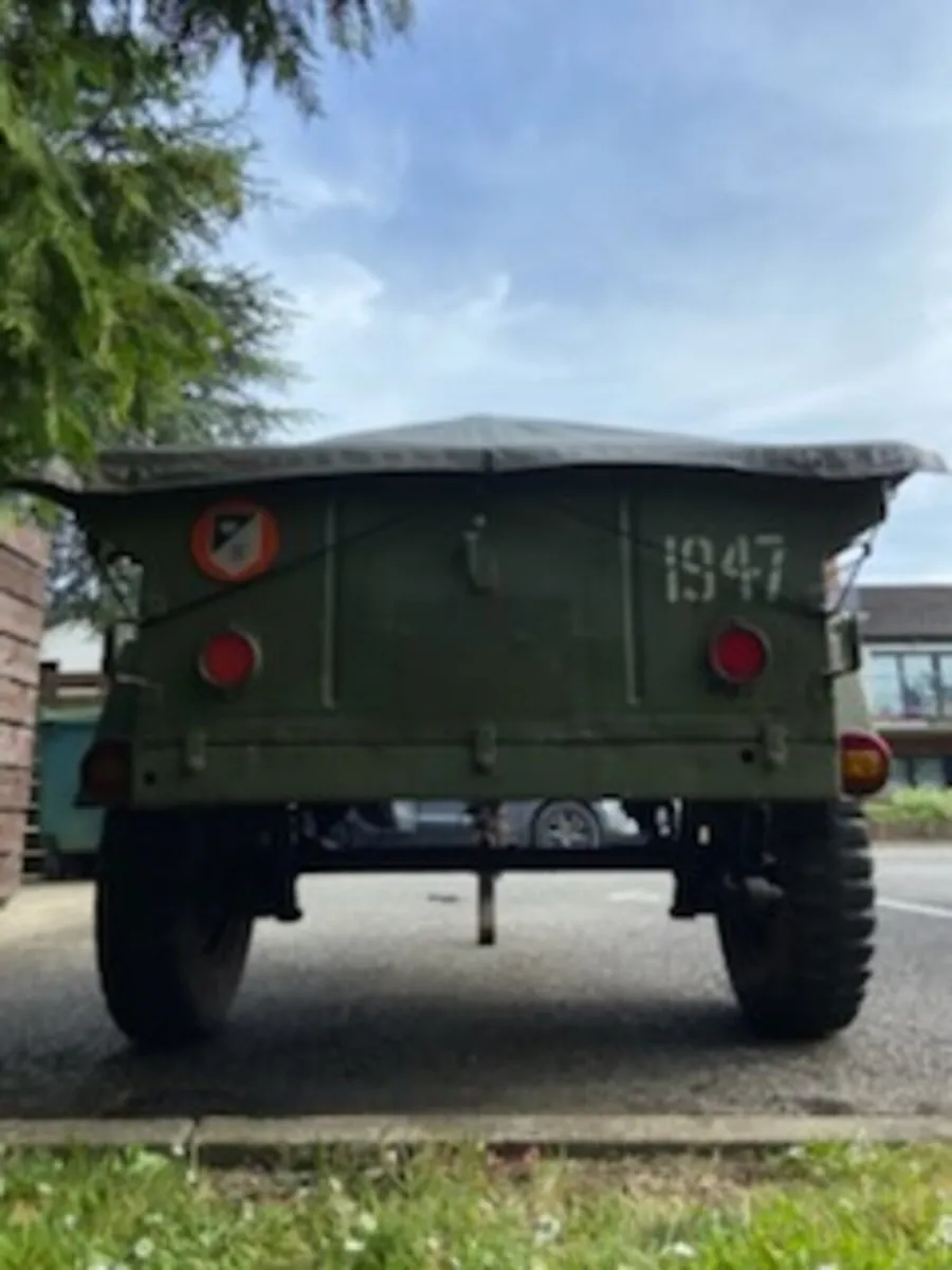 Vintage Military Willys Jeep Trailer 1/4ton 1960s - Image 4