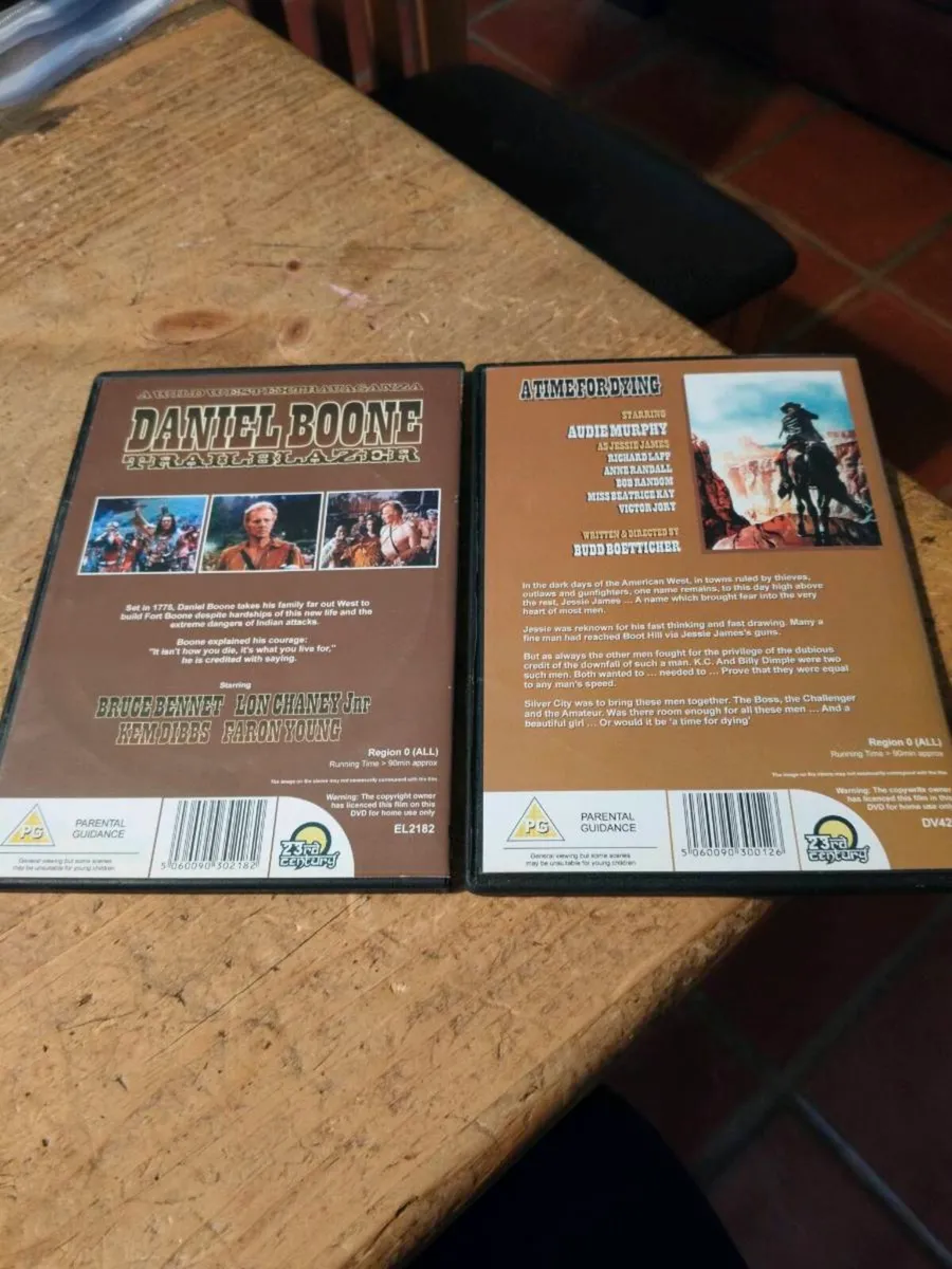 Dvds new never used. Daniel Boone,A time for Dying - Image 2