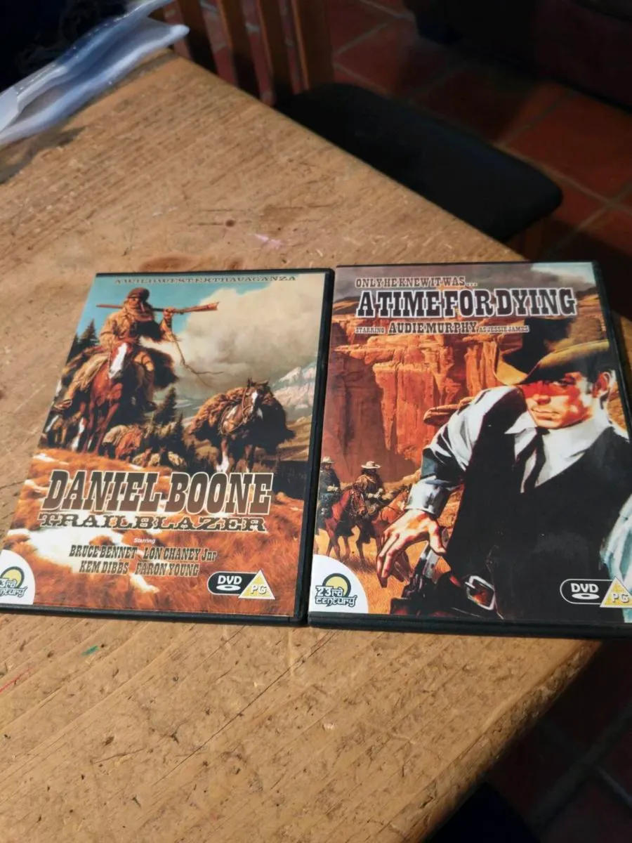 Dvds new never used. Daniel Boone,A time for Dying - Image 1