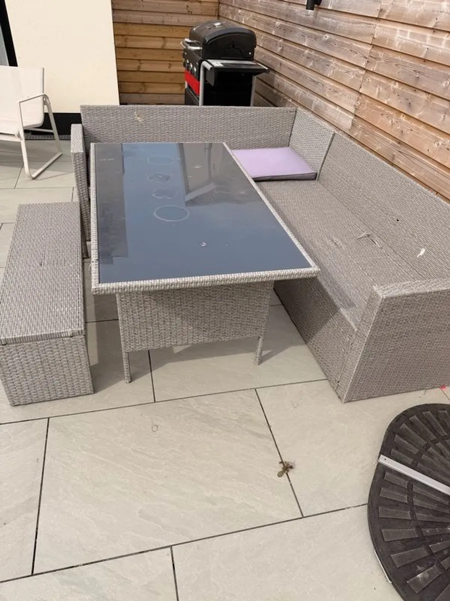Garden furniture rattan set - Image 2