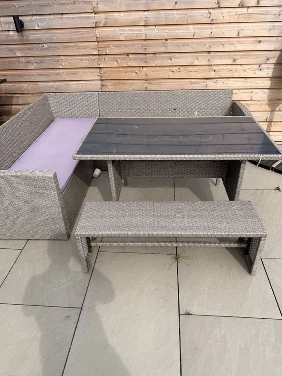 Garden furniture rattan set - Image 3