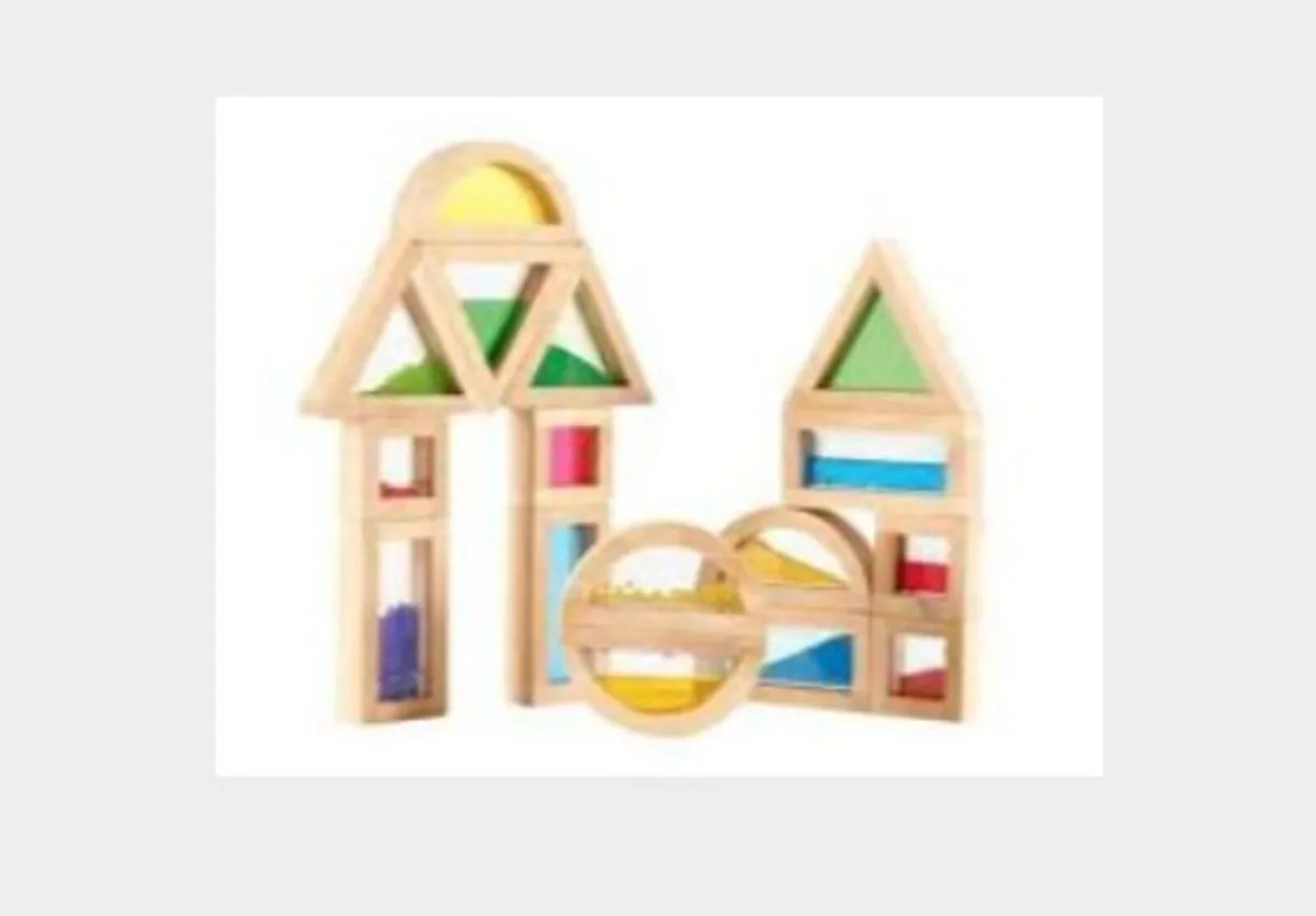 Educational Wooden Sensory Blocks Set - Image 3