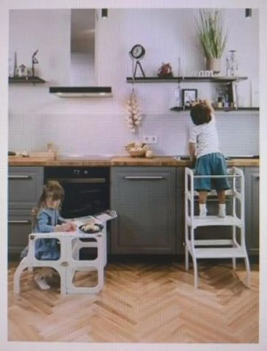 Convertible Kitchen Helper & Table - Image 1