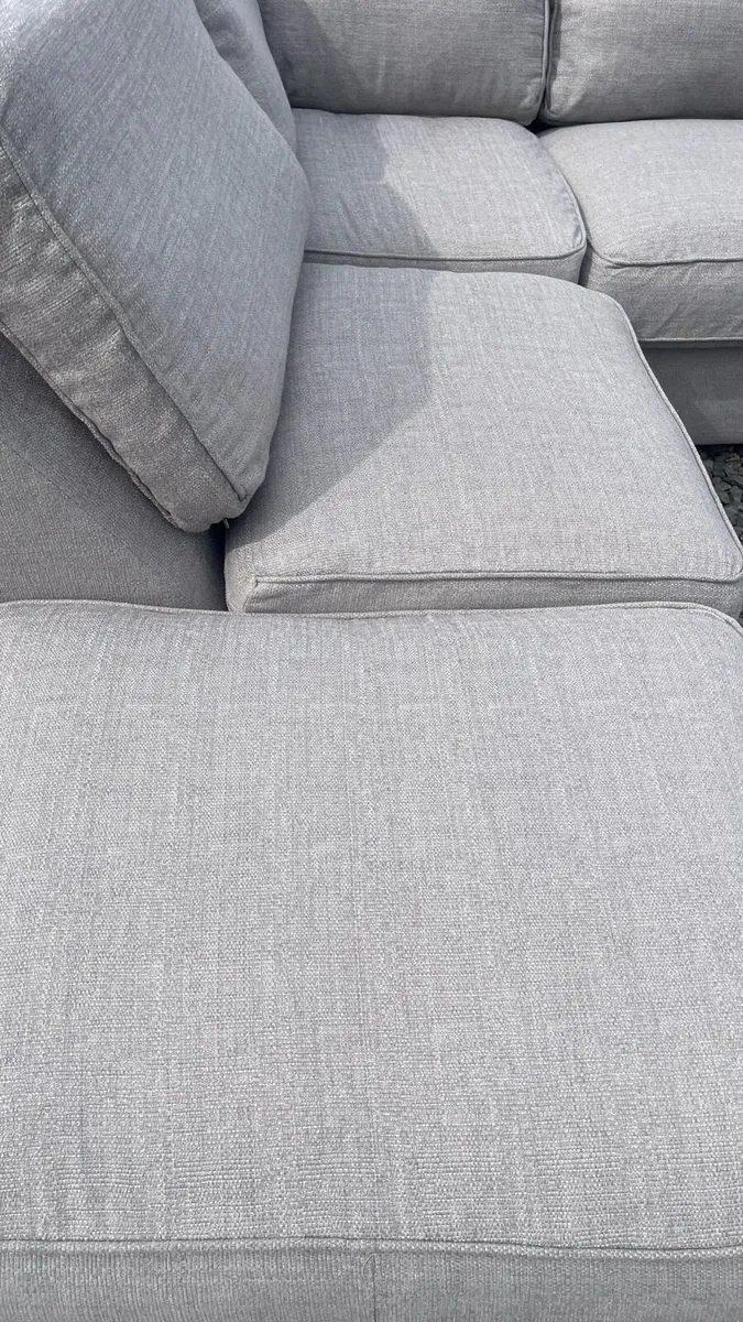Harvey norman corner sofa + footstool - Image 3