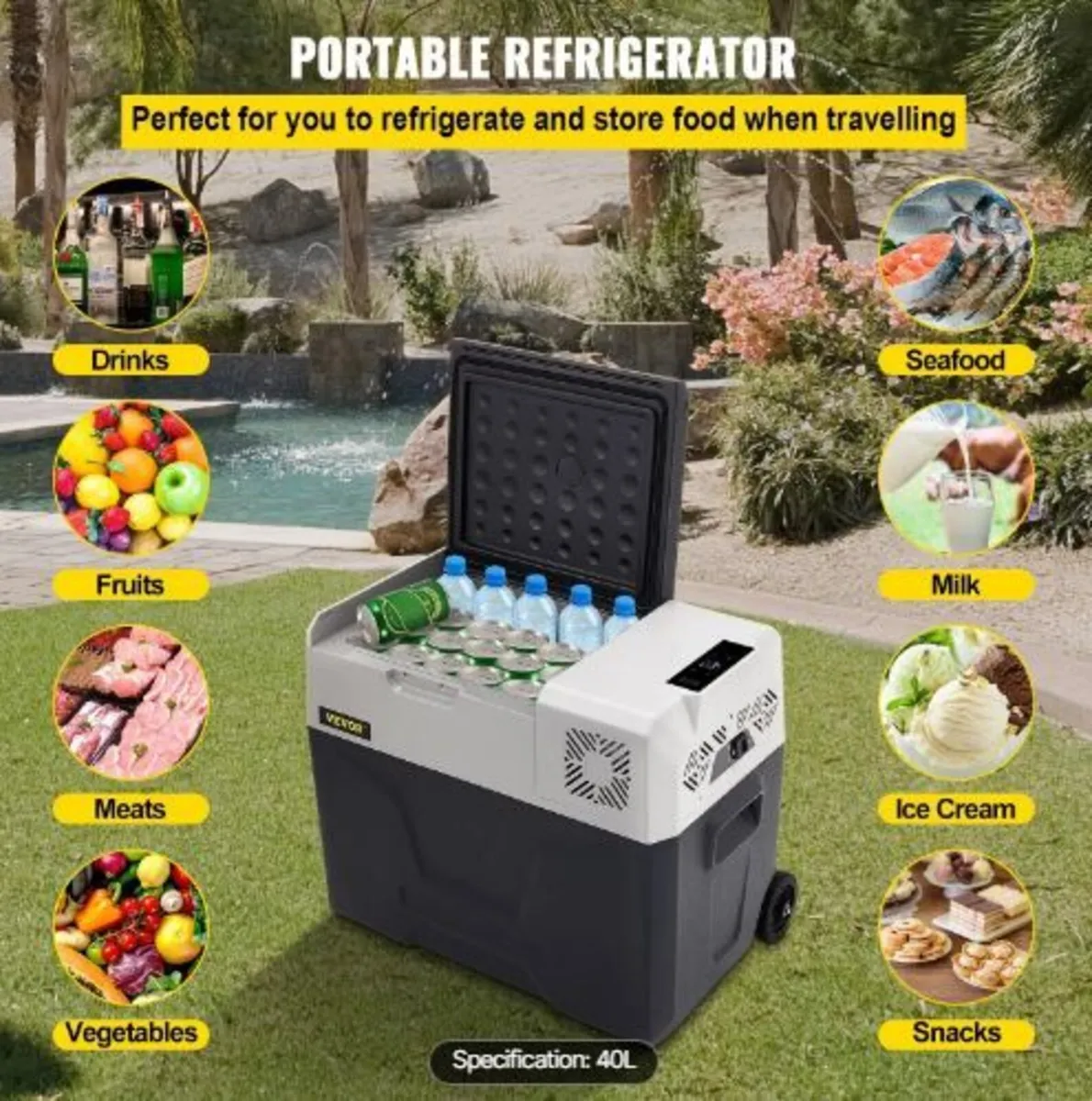 Car Refrigerator, 12 Volt Car Refrigerator - Image 2