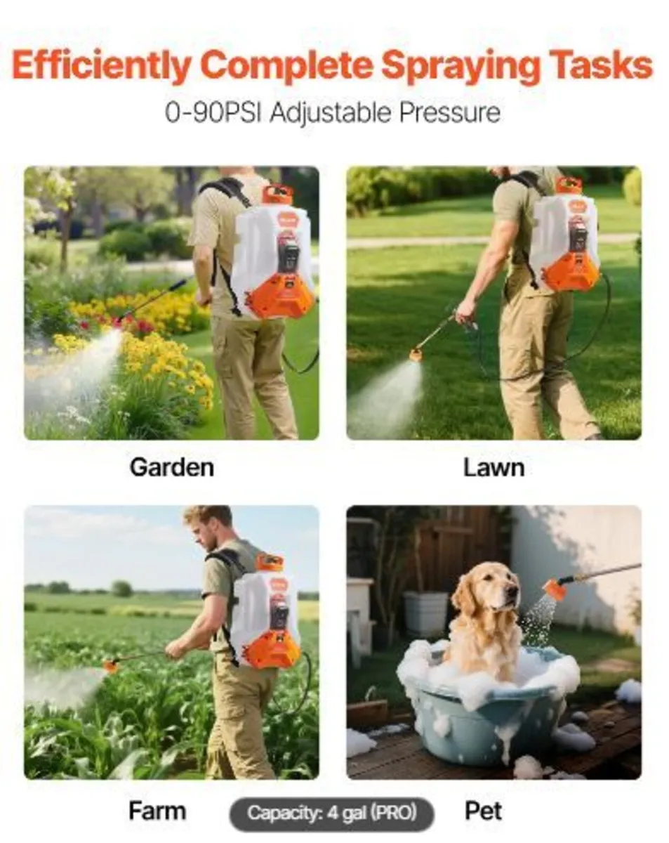 Battery Powered Backpack Sprayer - Image 4