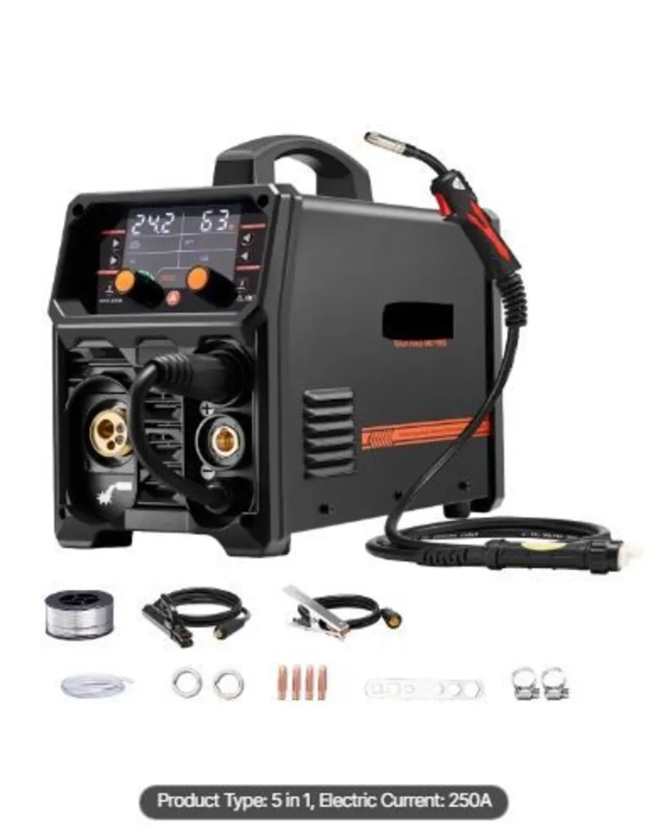 Pro MIG Welder, 250Amp Pluse Mig Welding - Image 2