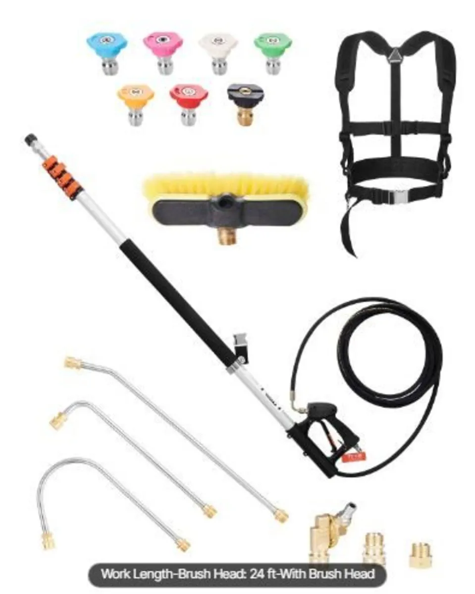 Pressure Washer Telescoping Wand, 24 ft - Image 4