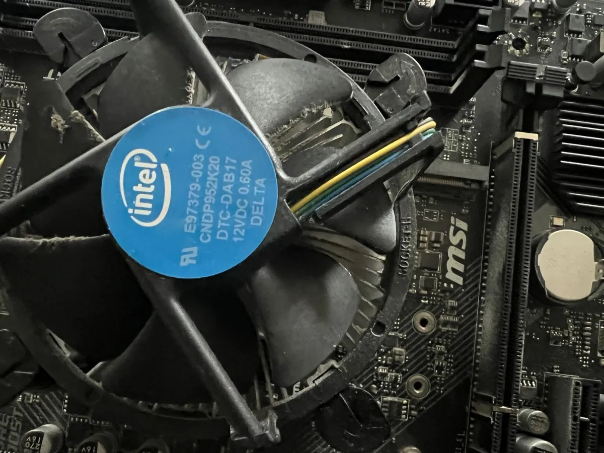 Intel I5-9400f with MSI motherboard and Stock Fan - Image 2