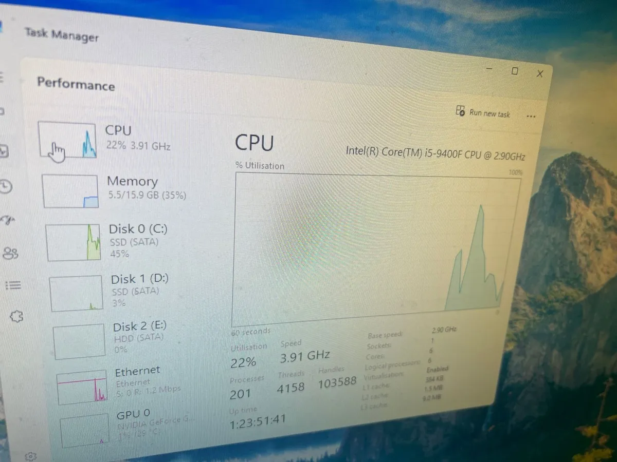 Intel I5-9400f with MSI motherboard and Stock Fan - Image 4