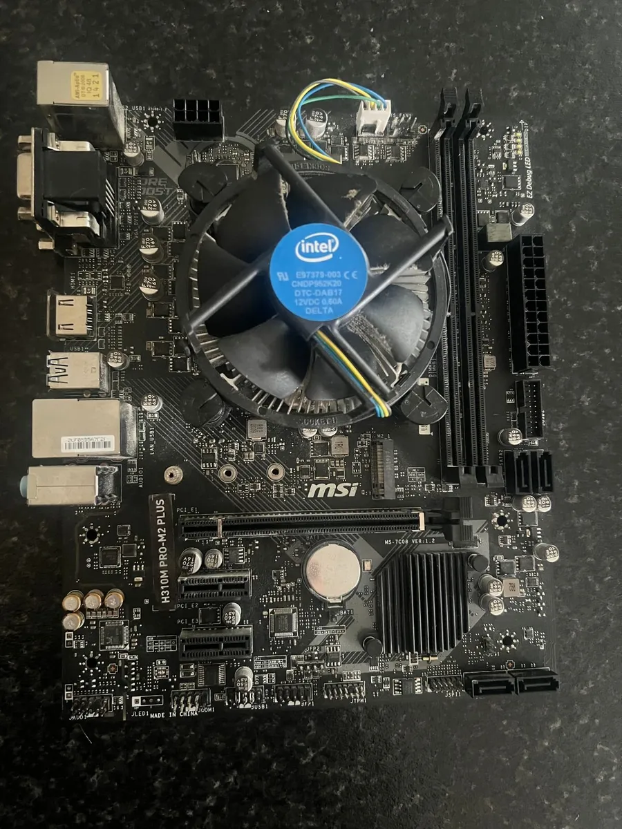 Intel I5-9400f with MSI motherboard and Stock Fan - Image 1