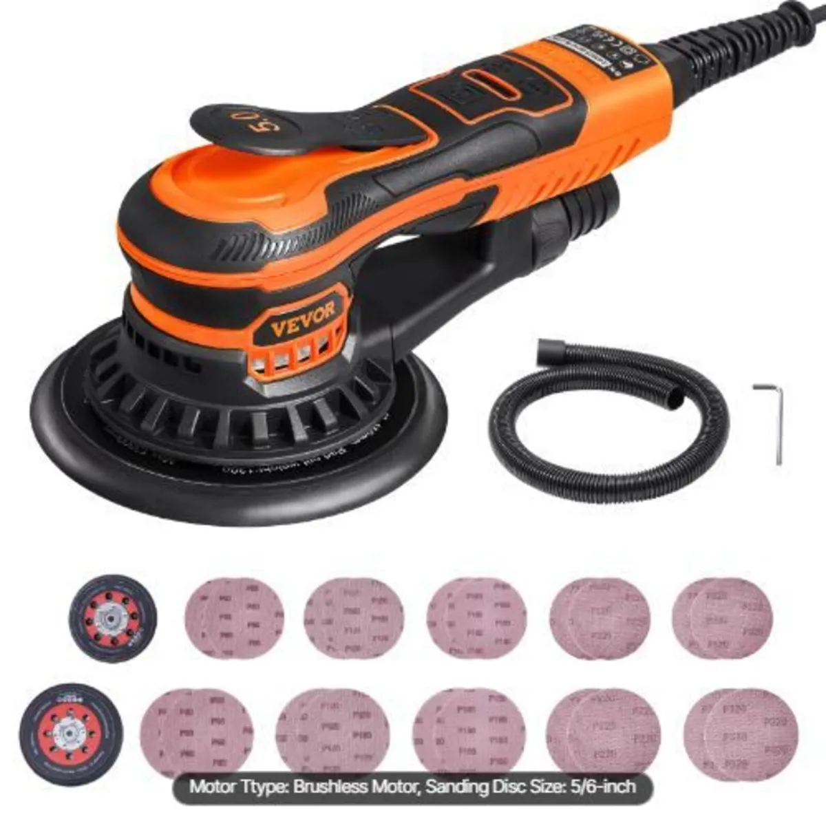 Random Orbital Sander 5 & 6-Inch, 350W - Image 1