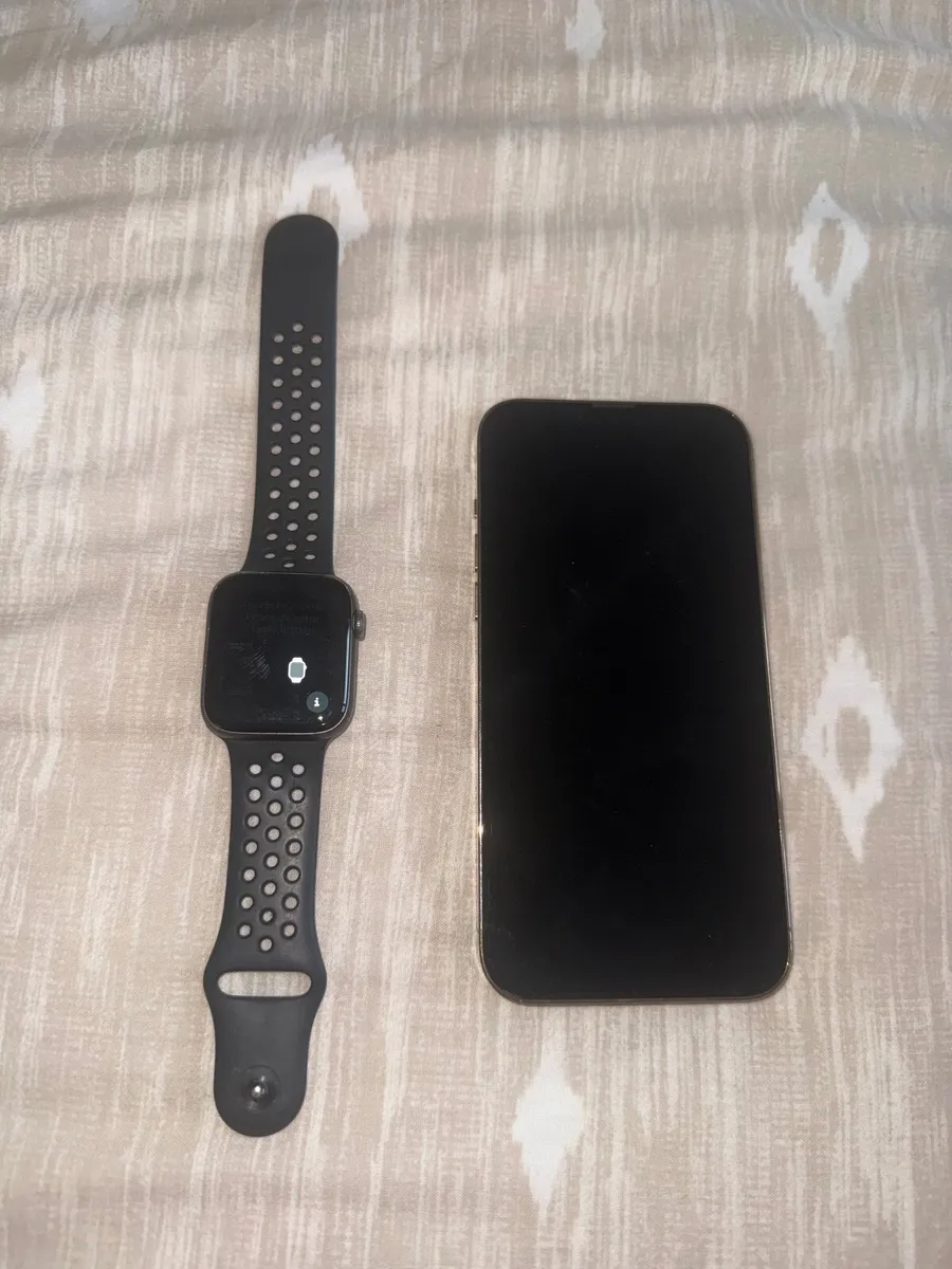 iPhone 13 Pro Max with Apple Watch Series 5 - Image 1