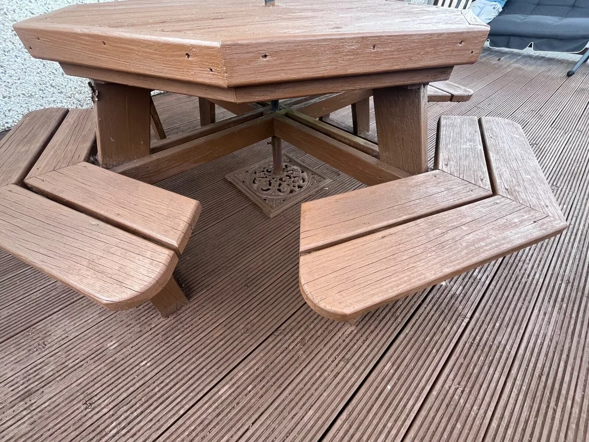 Wooden Picnic Table delivery can be arranged - Image 3