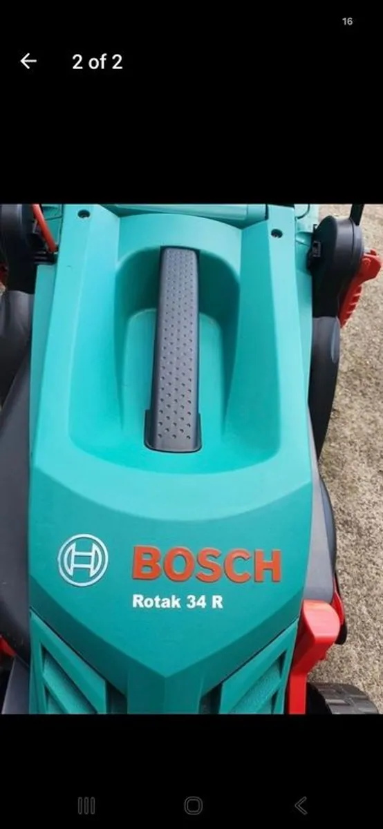 Bosch Rotak 34 R corded Lawnmower - Image 2