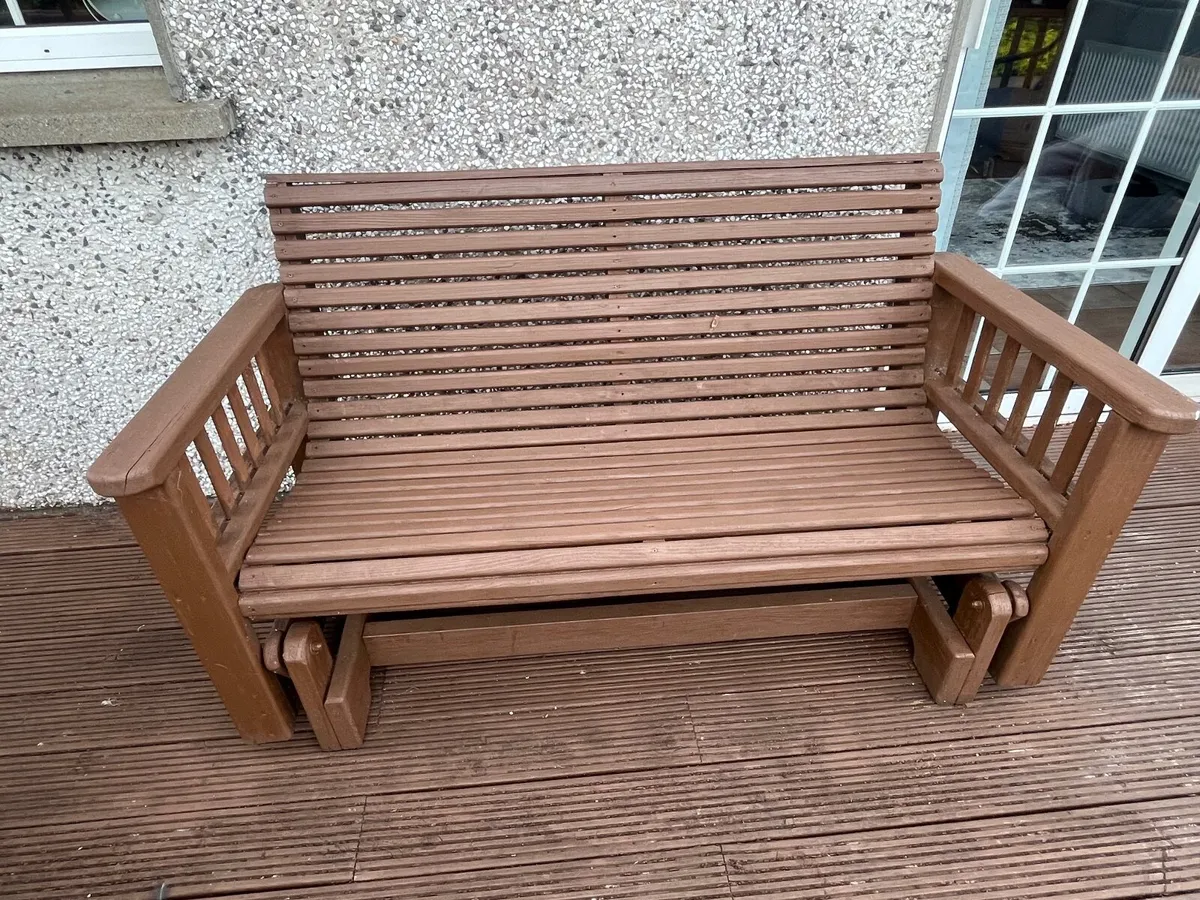 Wooden Rocking Seat delivery can be arranged - Image 1