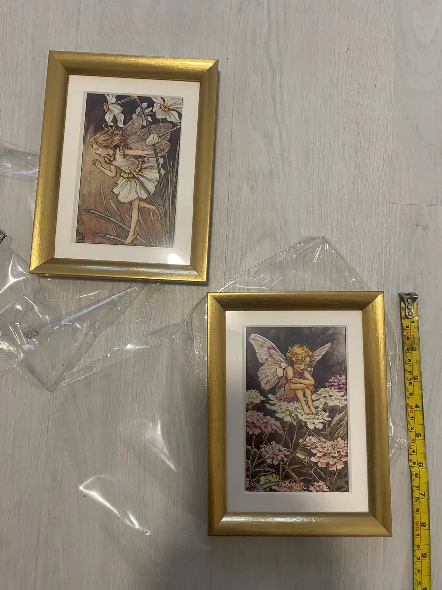 Flower fairies framed postcards - Image 1