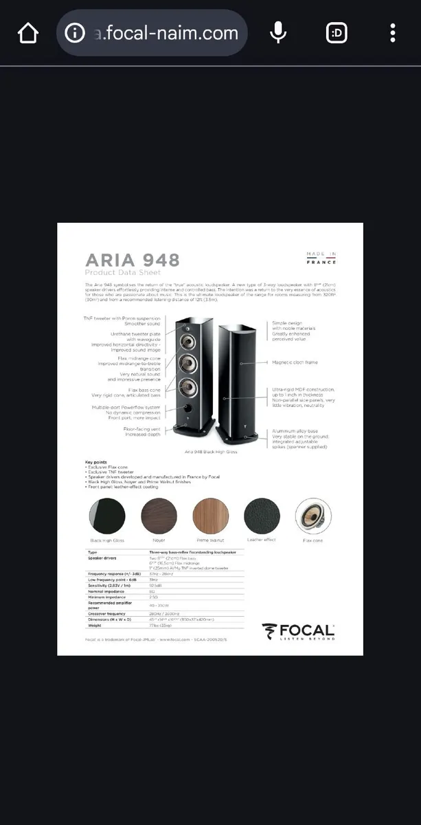 Focal aria 948 - Image 2