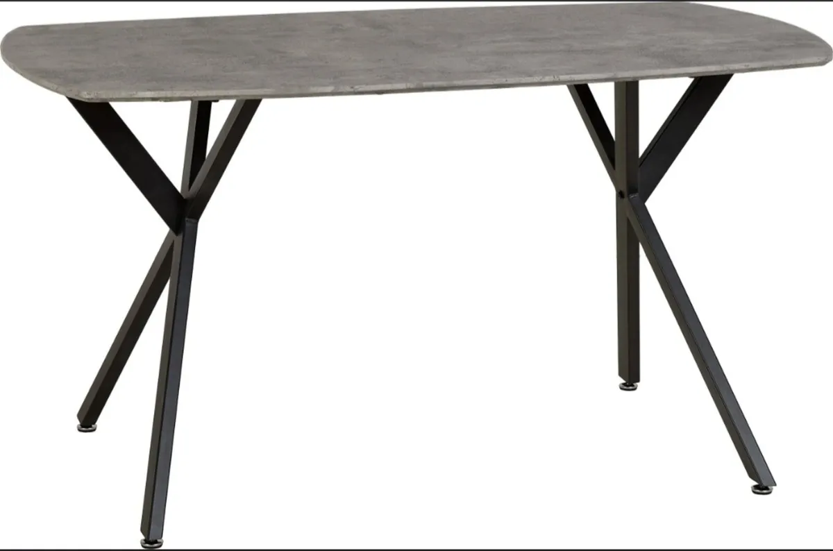 Grey table and 4 chairs - Image 4