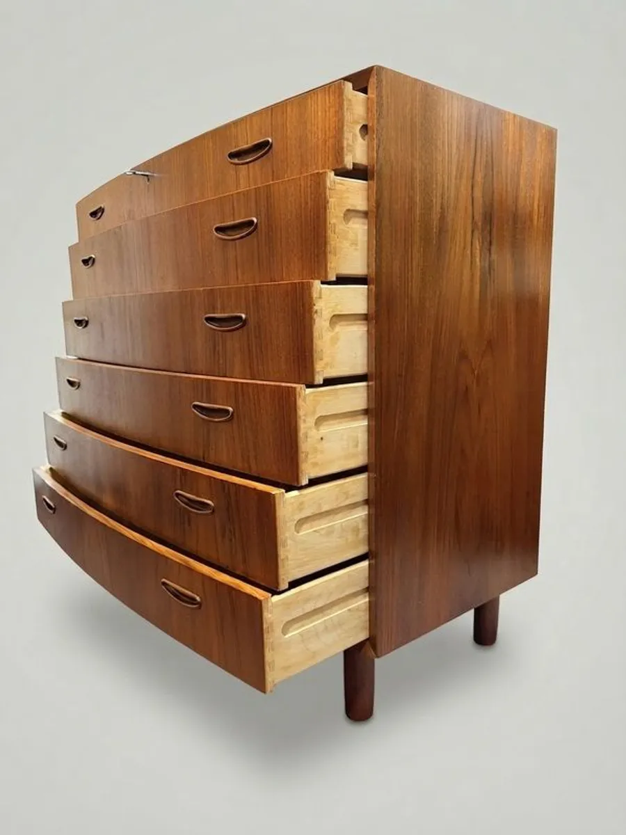 Exceptional Mid-Century Modern Danish Teak Chest of Drawers - Image 4