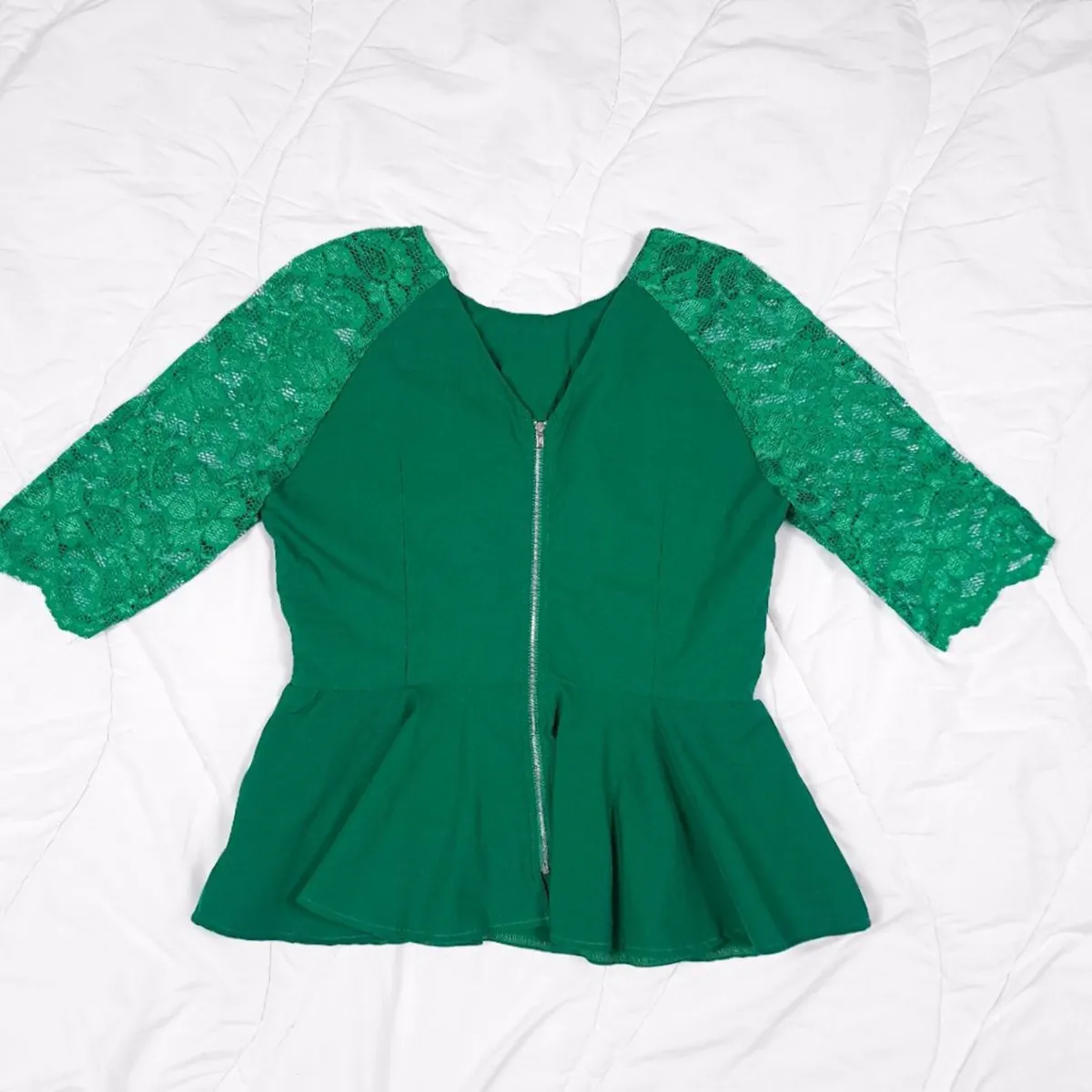 Ollie & Mac Green Top Skirt Co-ords 14UK/42EU - Image 2