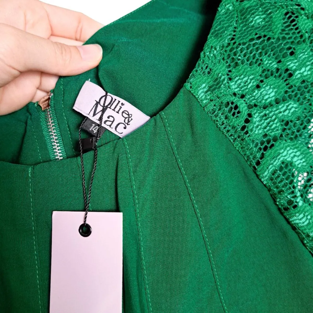 Ollie & Mac Green Top Skirt Co-ords 14UK/42EU - Image 3