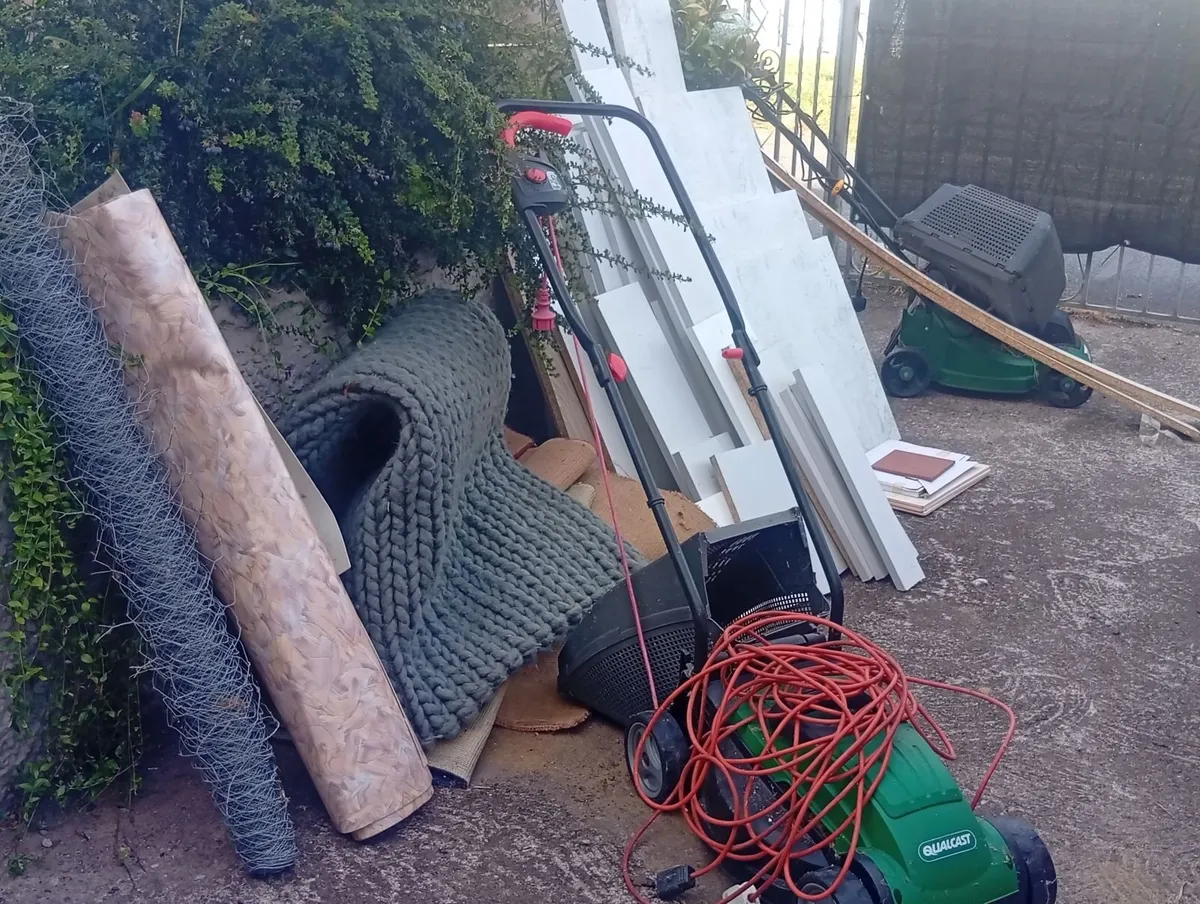 contents of shed to go