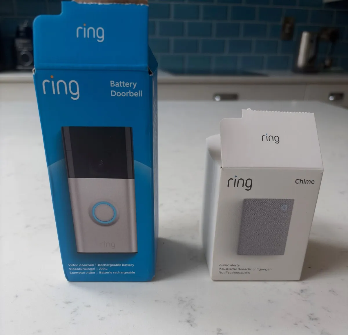 Ring Doorbell & Chime -- never used!