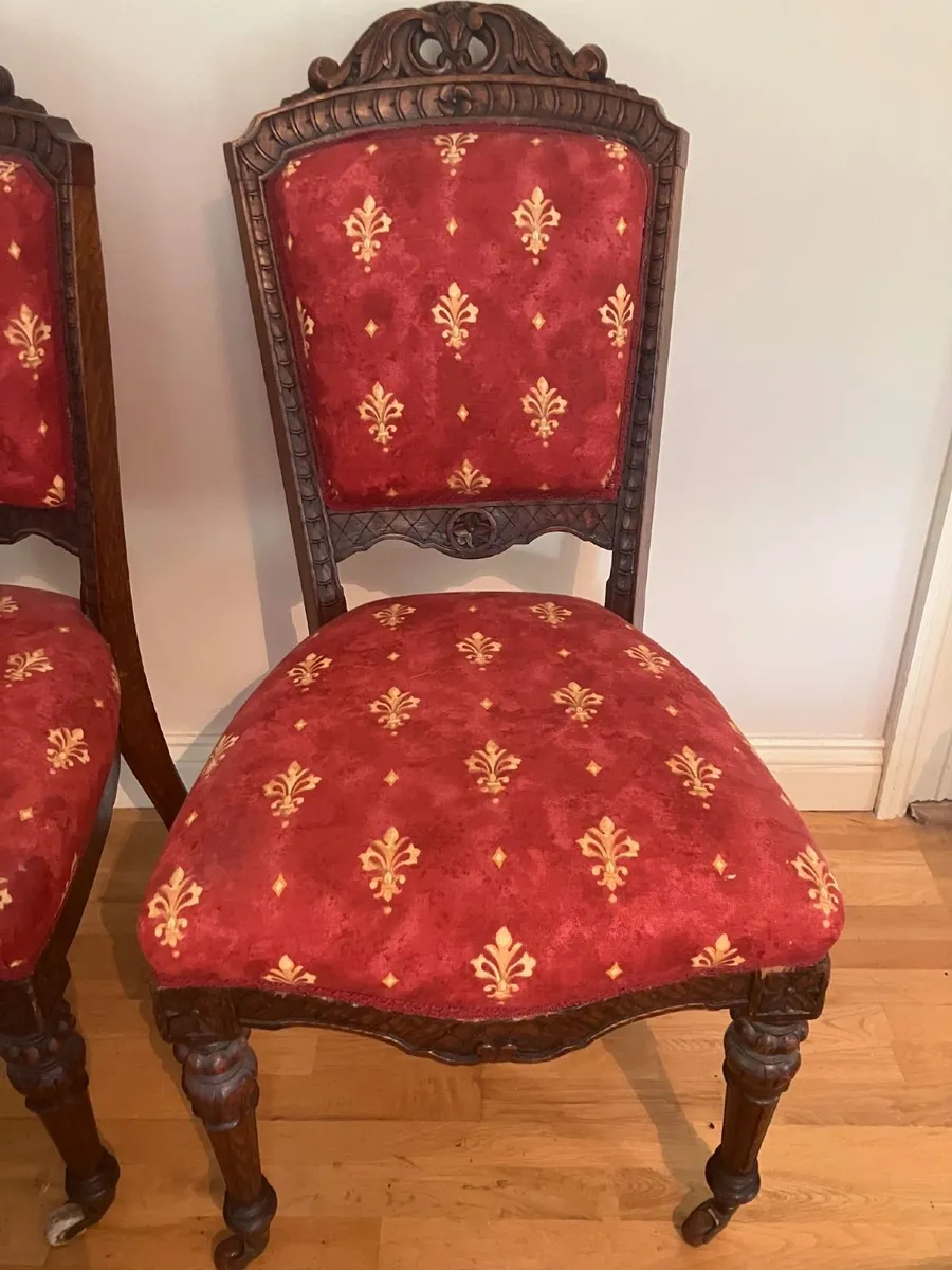 Set of 4 Antique Chairs - Image 2